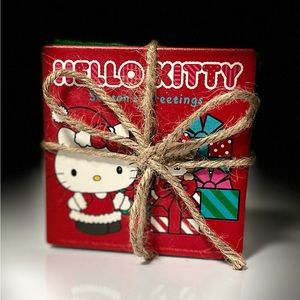 Hello Kitty Christmas/Holiday ceramic coasters-set of 4